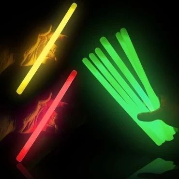 Химический источник света Lightstick 30 см аварийный свет ХИС желтый YC1531 фото